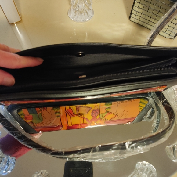 Vintage Signed limited edition slim shoulder bag/clutch by Debbie Brooks - Picture 2 of 5